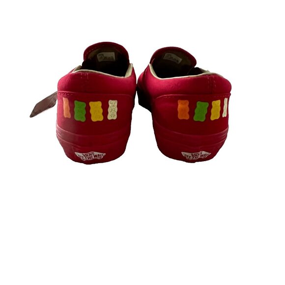 Vans x Haribo Red Slip-On Junior Kids Trainers Shoes ( 3 ) - Picture 4 of 5